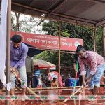 বগুড়া ডাকঘরের গেট বন্ধ করে মুজিব মঞ্চ নামের বিষফোঁড়াটি এখন মুক্ত মঞ্চ